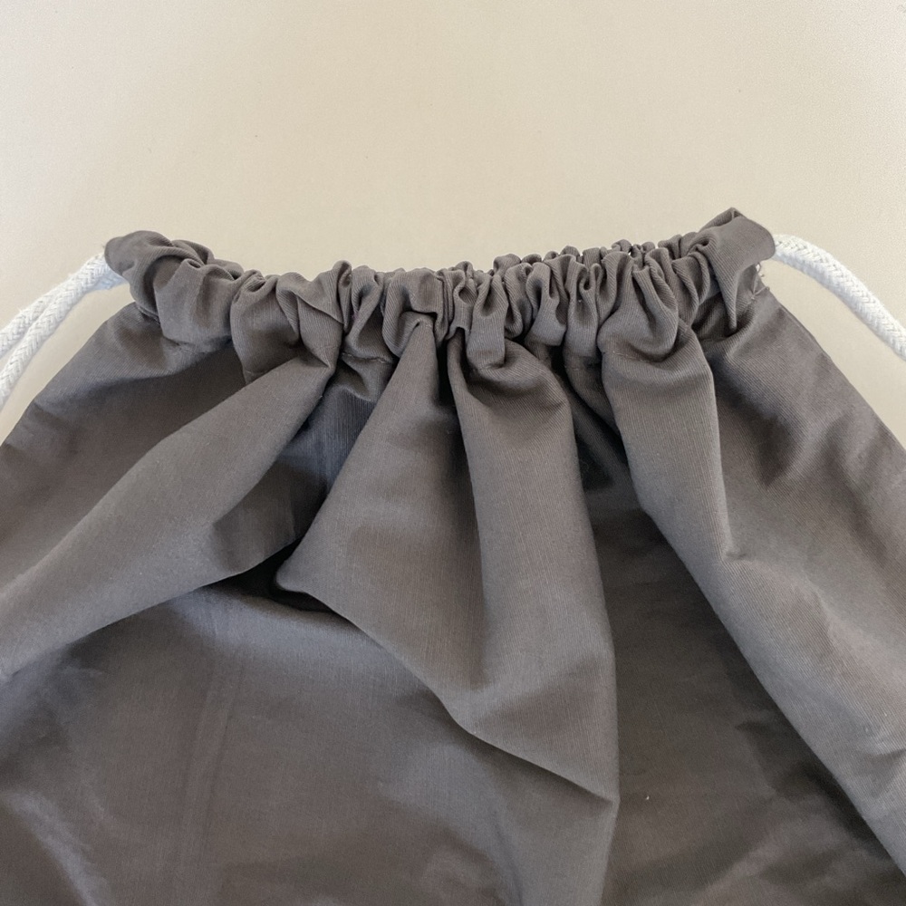 Gray Drawstring Bag - Picture 3 of 6